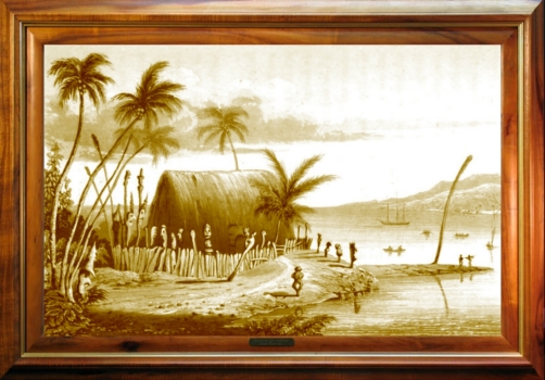 Pu'uohonua o Hoaunau, 1825